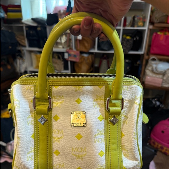 MCM White and Yellow Women's Bag - Picture 1 of 9